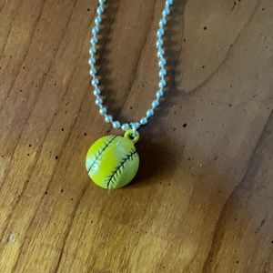 Softball Necklace 18”